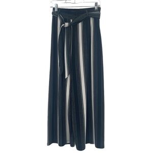Sweet Rain Woman’s High Waisted Striped Wide Leg Pants Size Medium